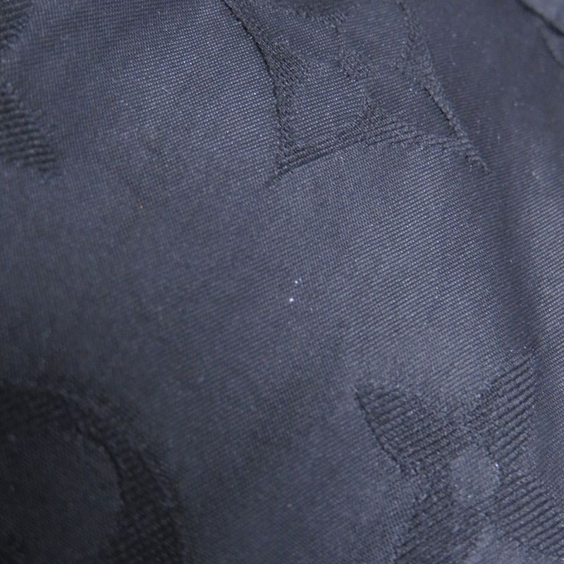Louis Vuitton Down Jacket Cropped Monogram Puffa 38 Noir Black