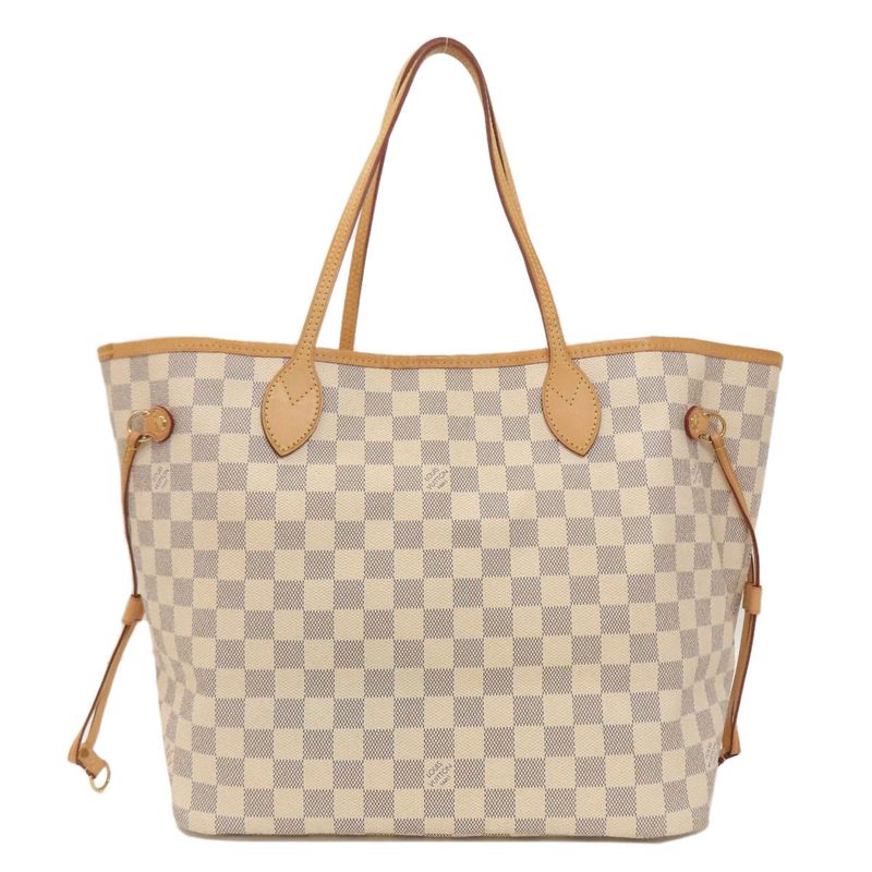 Louis Vuitton N41361 Neverfull MM Tote Bag Damier Canvas Women's