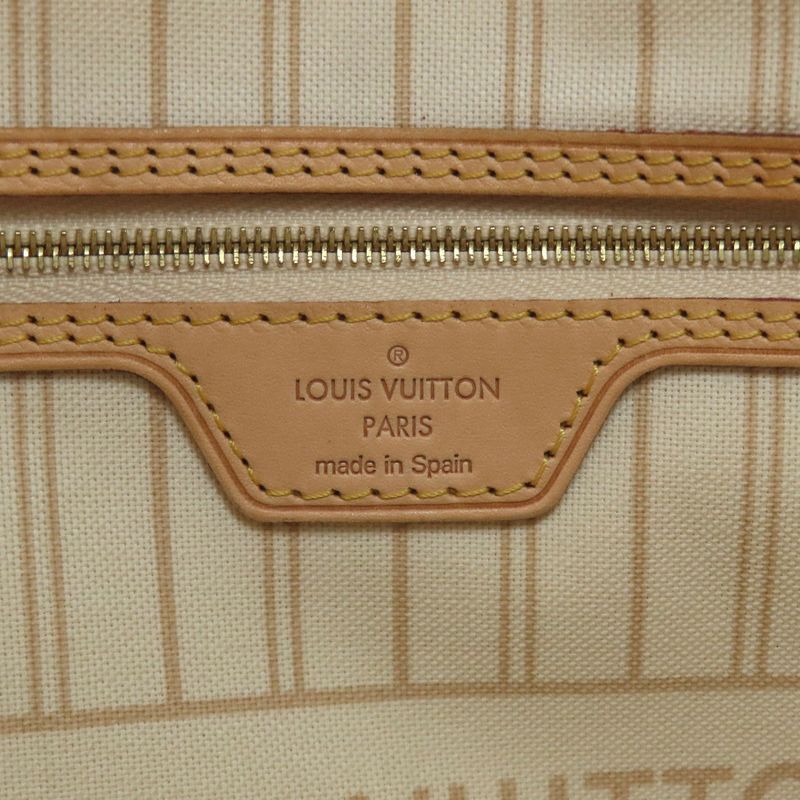 Louis Vuitton N41361 Neverfull MM Tote Bag Damier Canvas Women's