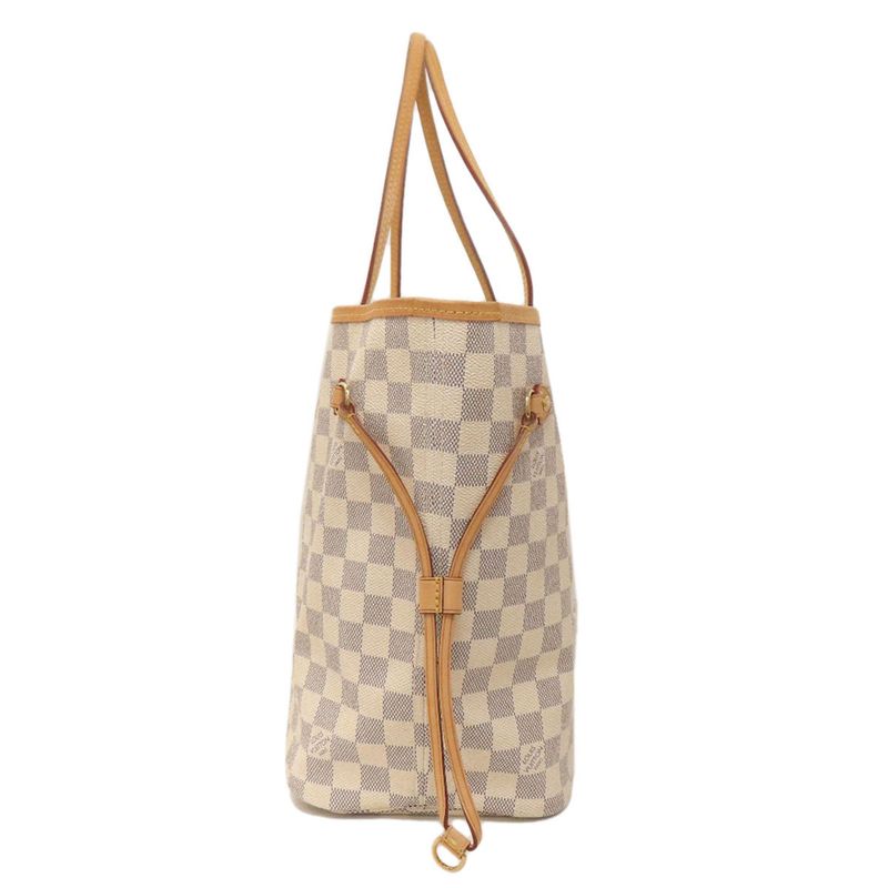 Louis Vuitton N41361 Neverfull MM Tote Bag Damier Canvas Women's