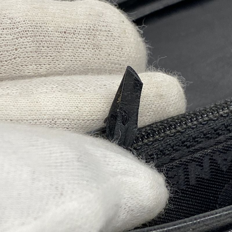 Chanel Long Wallet Icon Lambskin Black Gold Hardware Women's