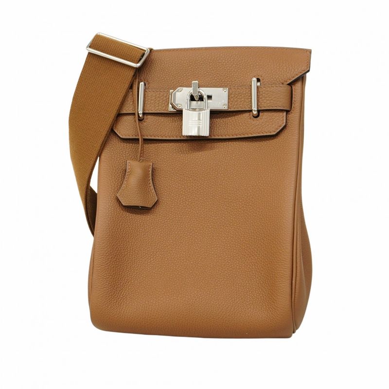 Hermes Shoulder Bag Kelly Akkad PM Togo Alzan Silver Hardware W Engraved Ladies