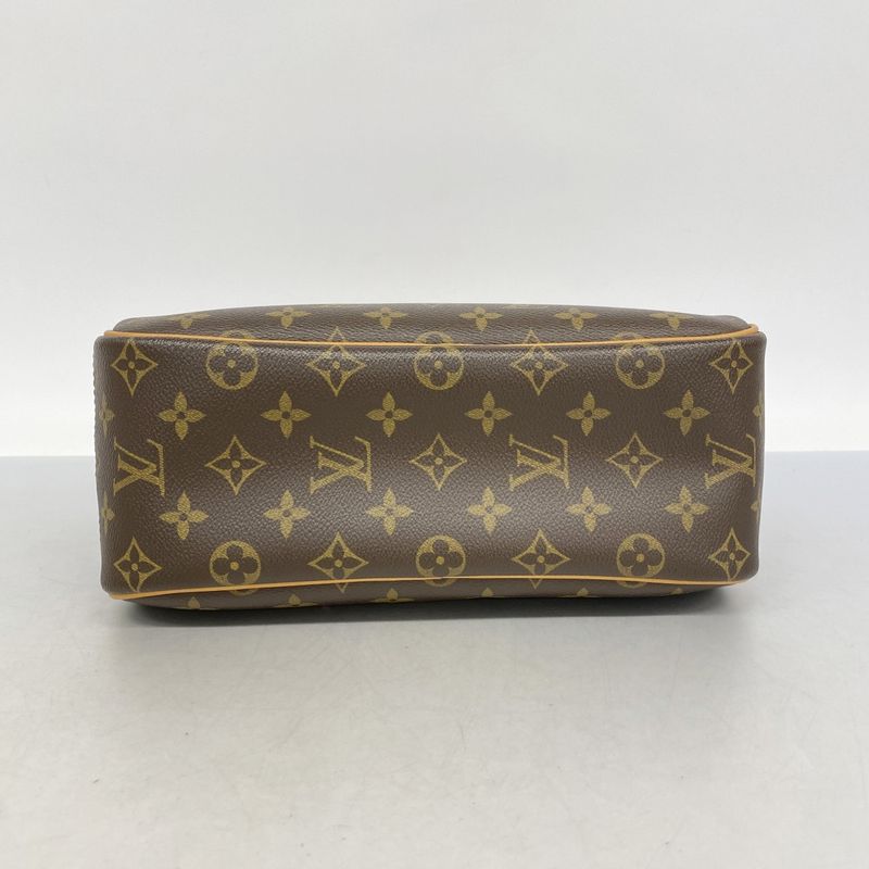 Louis Vuitton Handbag Monogram Trouville M42228 Brown Ladies