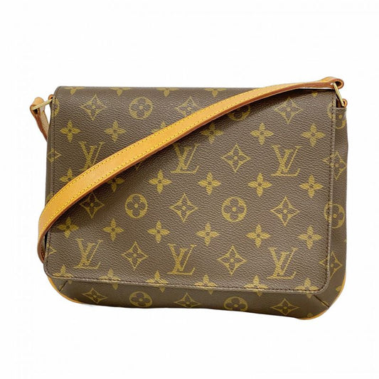 Louis Vuitton Shoulder Bag Monogram Musette Tango Short Strap M51257 Brown