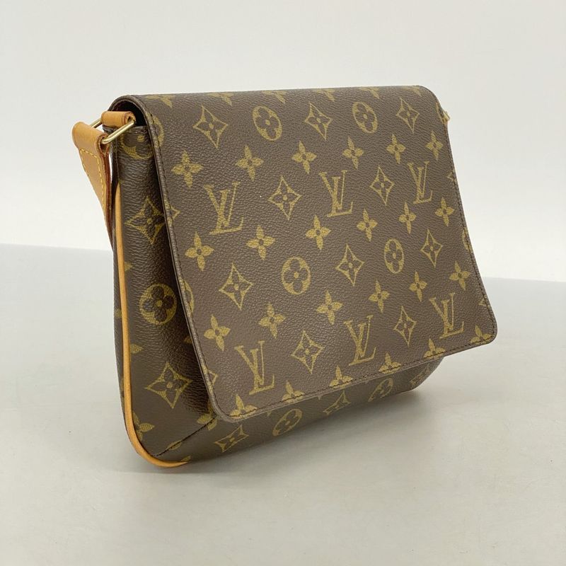 Louis Vuitton Shoulder Bag Monogram Musette Tango Short Strap M51257 Brown