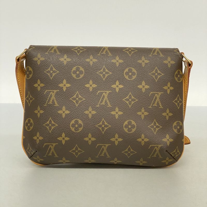 Louis Vuitton Shoulder Bag Monogram Musette Tango Short Strap M51257 Brown
