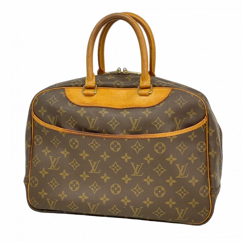 Louis Vuitton Handbag Monogram Deauville M47270 Brown Ladies