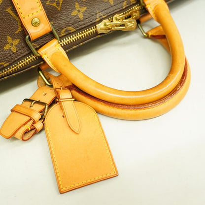 Louis Vuitton Boston Bag Monogram Keepall 55 M41424 Brown Men Women Unisex