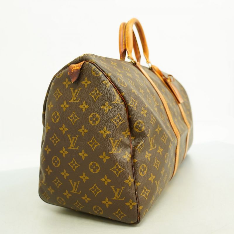 Louis Vuitton Boston Bag Monogram Keepall 50 M41426 Brown Men Women Unisex