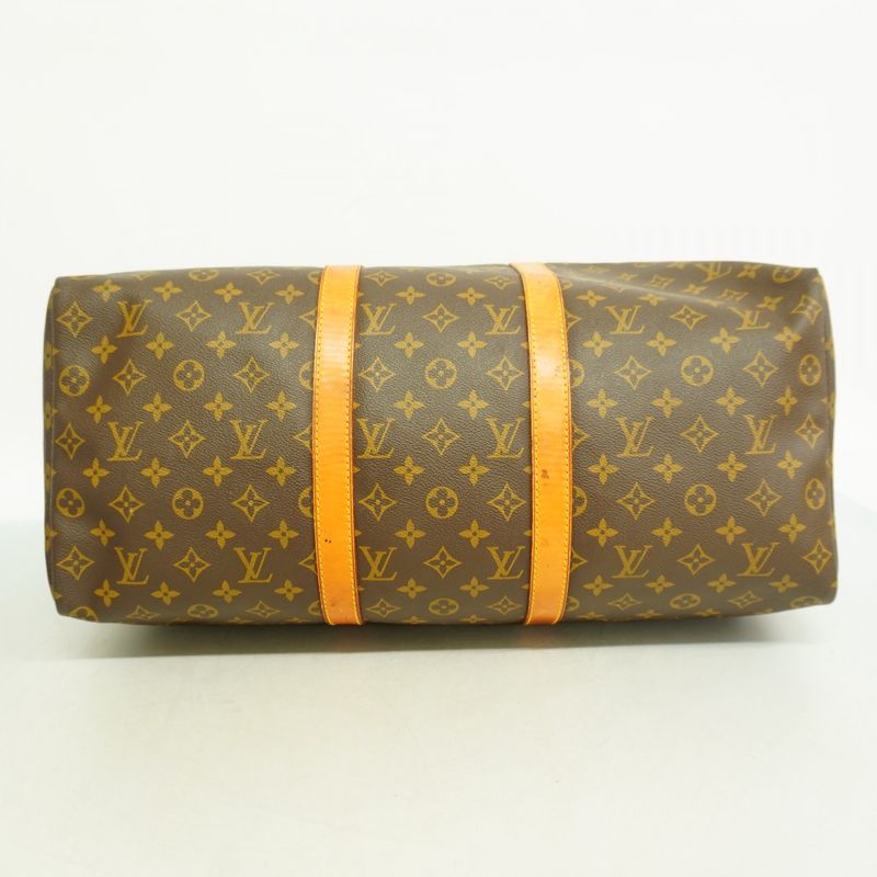 Louis Vuitton Boston Bag Monogram Keepall 50 M41426 Brown Men Women Unisex