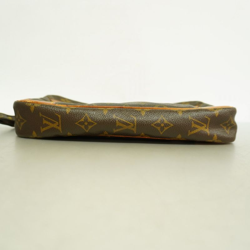 Louis Vuitton Clutch Bag Monogram Marly Dragonne GM M51825 Brown Men's