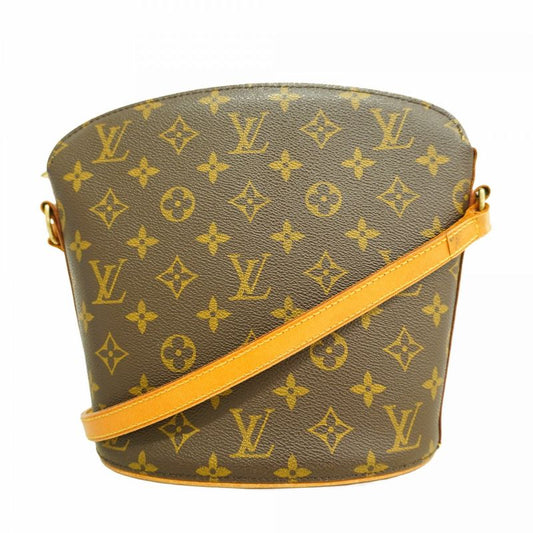Louis Vuitton Shoulder Bag Monogram Drouot M51290 Brown Ladies