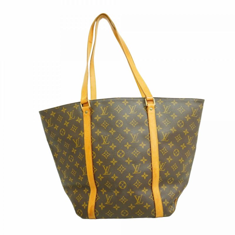 Louis Vuitton Tote Bag Monogram Sac Shopping M51109 Brown Ladies