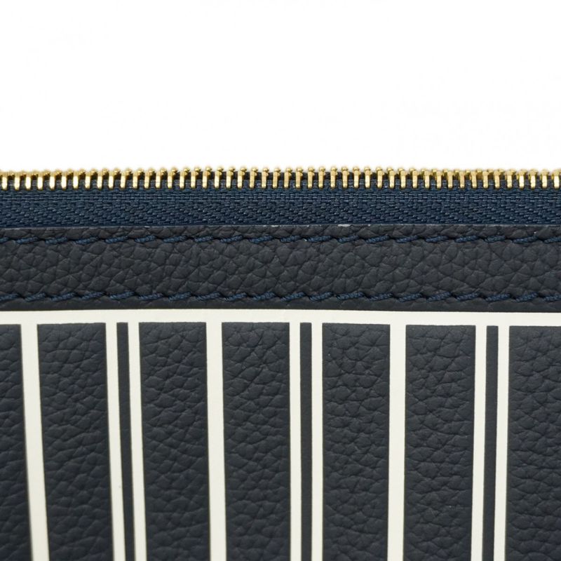 Louis Vuitton Tote Bag Monogram Neverfull Inside Out MM M14994 Brown Navy Ladies