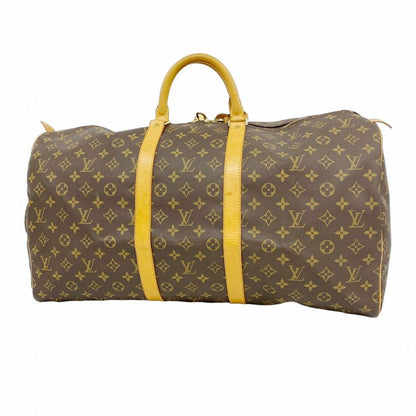 Louis Vuitton Boston Bag Monogram Keepall 55 M41424 Brown Women's