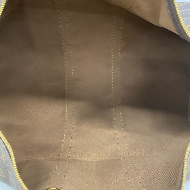 Louis Vuitton Boston Bag Monogram Keepall 55 M41424 Brown Women's