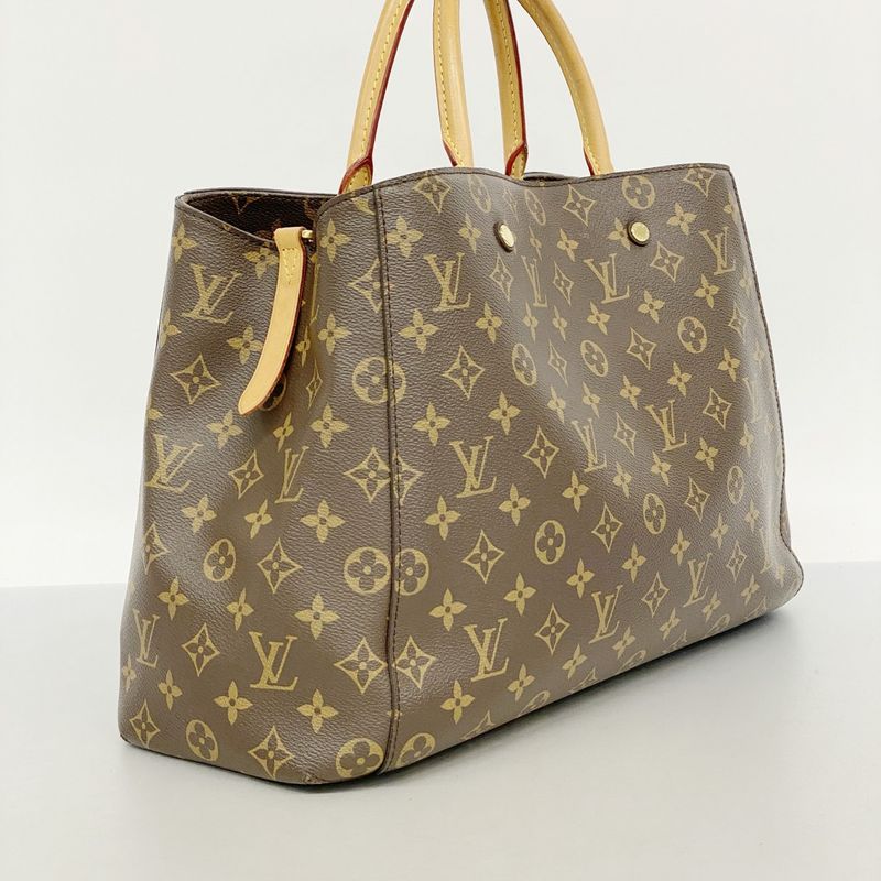 Louis Vuitton Handbag Monogram Montaigne GM M41067 Brown 2way Bag Ladies