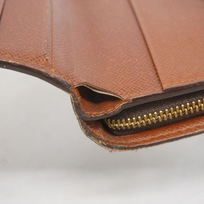 Louis Vuitton Wallet Monogram Compact Zip M61667 Brown Ladies