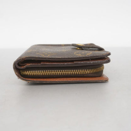 Louis Vuitton Wallet Monogram Compact Zip M61667 Brown Ladies