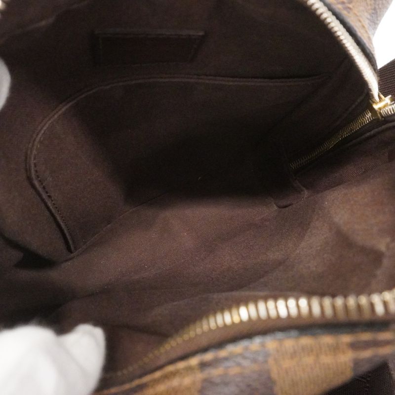 Louis Vuitton Shoulder Bag Damier Olaf PM N41442 Ebene Women's