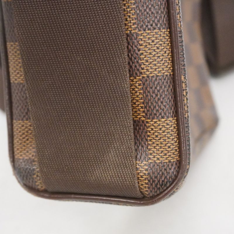 Louis Vuitton Shoulder Bag Damier Olaf PM N41442 Ebene Women's