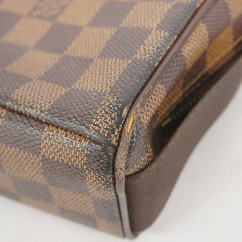 Louis Vuitton Shoulder Bag Damier Olaf PM N41442 Ebene Women's