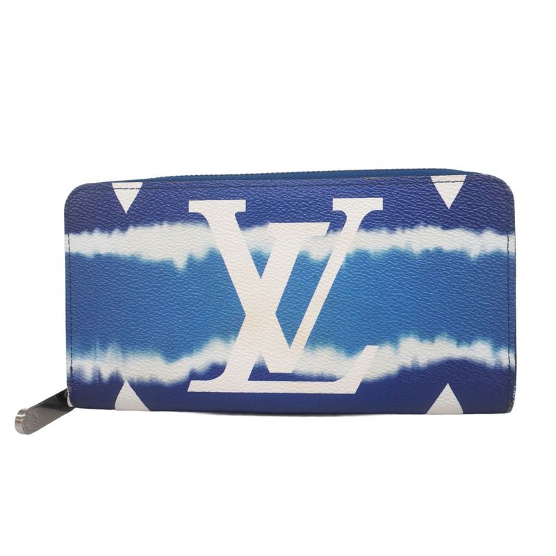 Louis Vuitton Long Wallet LV Escal Zippy Wallet M68841 Blue Men's