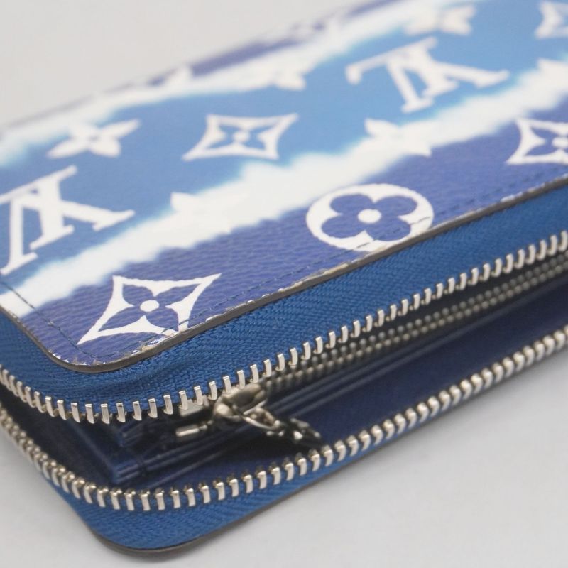 Louis Vuitton Long Wallet LV Escal Zippy Wallet M68841 Blue Men's