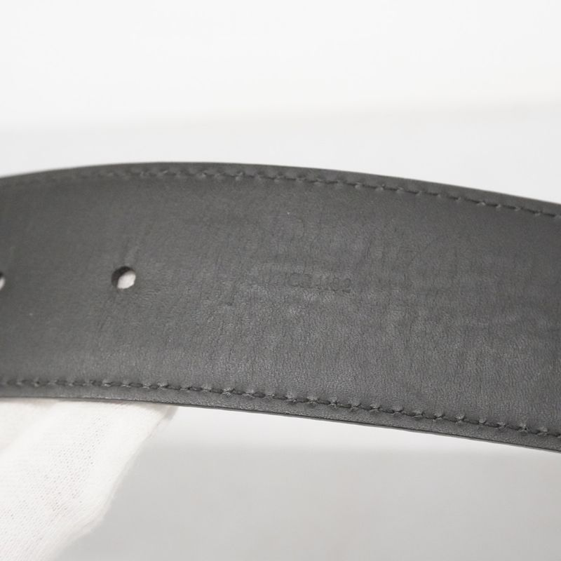 Louis Vuitton Belt Damier Graphite Suntulle LV Initial M9808 Black Men's