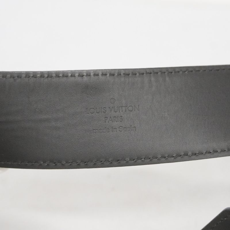 Louis Vuitton Belt Damier Graphite Suntulle LV Initial M9808 Black Men's