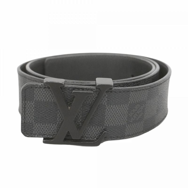 Louis Vuitton Belt Damier Graphite Suntulle LV Initial M9808 Black Men's