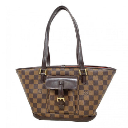 Louis Vuitton Tote Bag Damier Manosque PM N51121 Ebene Ladies