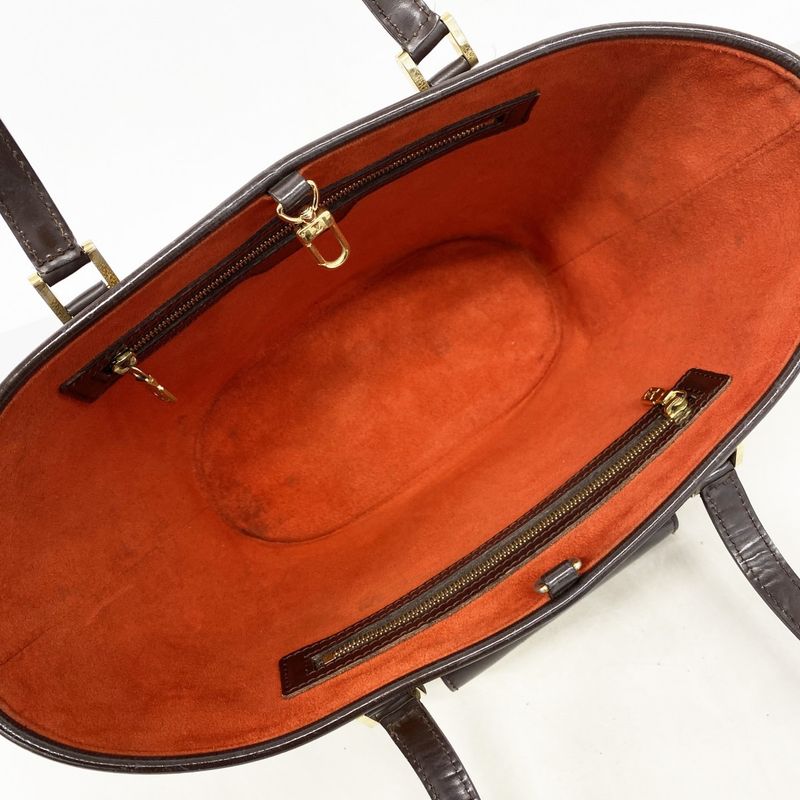 Louis Vuitton Tote Bag Damier Manosque PM N51121 Ebene Ladies