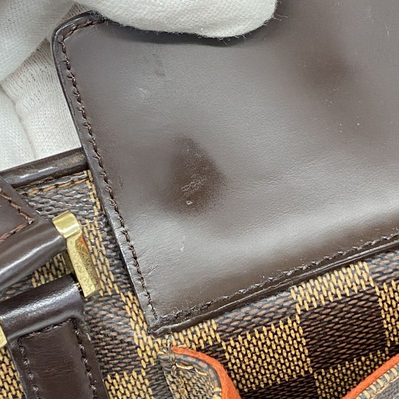 Louis Vuitton Tote Bag Damier Manosque PM N51121 Ebene Ladies