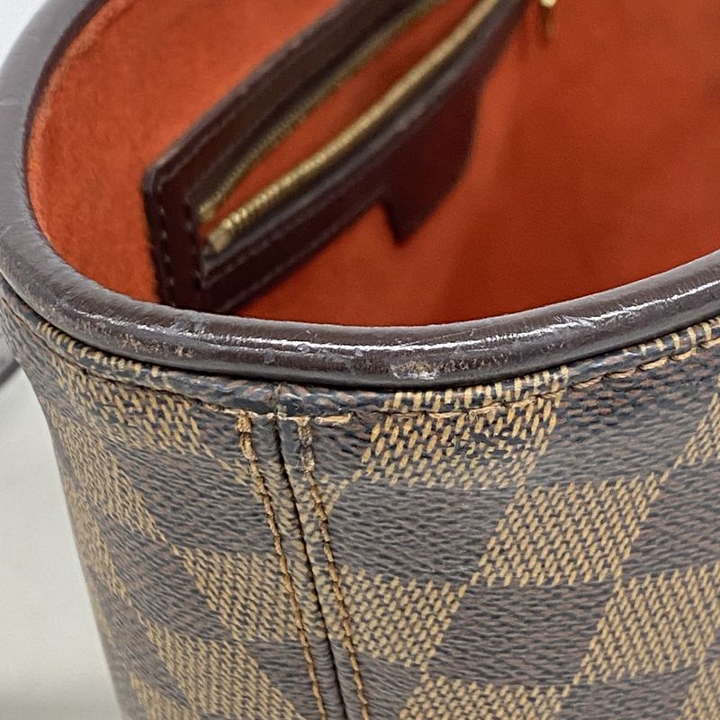 Louis Vuitton Tote Bag Damier Manosque PM N51121 Ebene Ladies