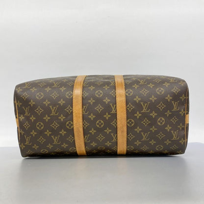 Louis Vuitton Boston Bag Monogram Keepall Bandoliere 45 M41418 Brown Men Women