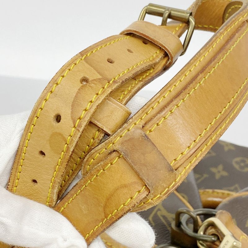 Louis Vuitton Boston Bag Monogram Keepall Bandoliere 45 M41418 Brown Men Women