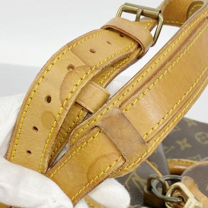 Louis Vuitton Boston Bag Monogram Keepall Bandoliere 45 M41418 Brown Men Women