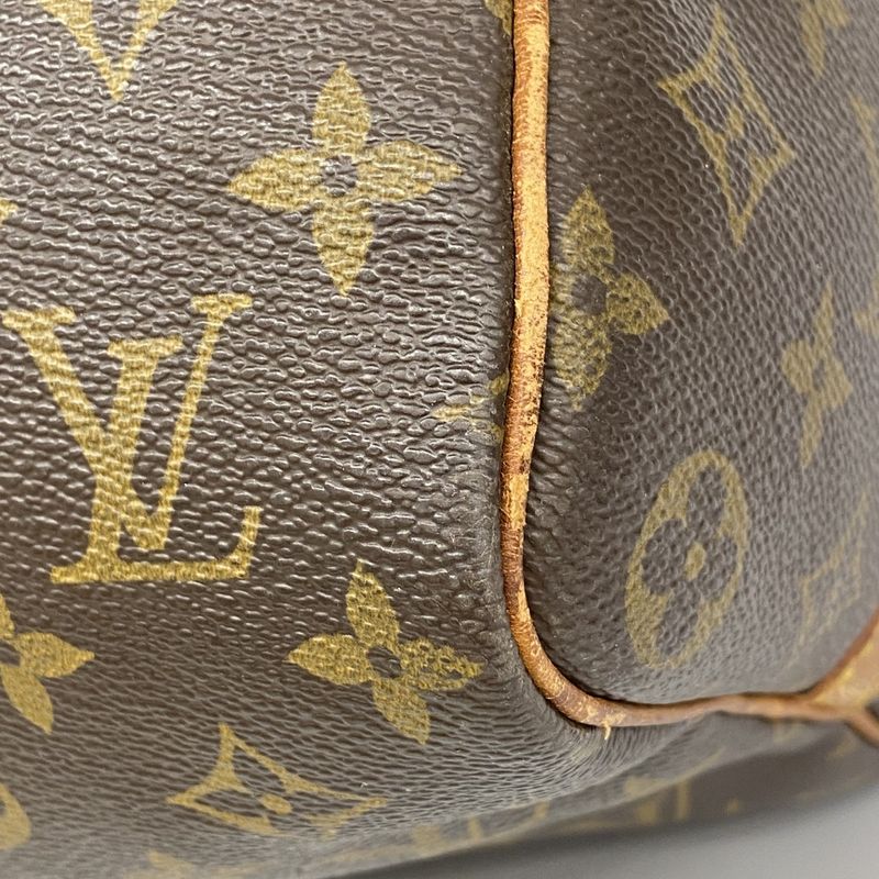 Louis Vuitton Boston Bag Monogram Keepall Bandoliere 45 M41418 Brown Men Women