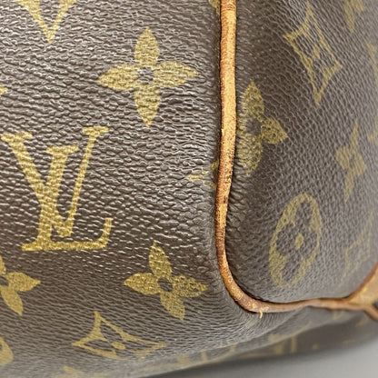 Louis Vuitton Boston Bag Monogram Keepall Bandoliere 45 M41418 Brown Men Women