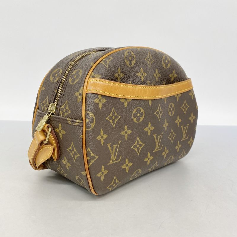 Louis Vuitton Shoulder Bag Monogram Blois M51221 Brown Ladies