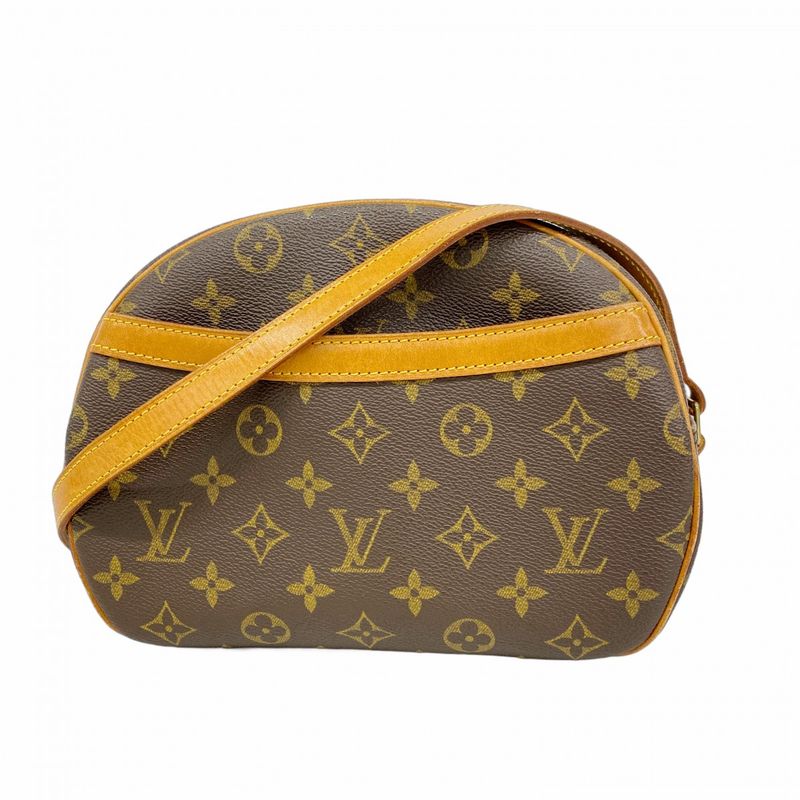 Louis Vuitton Shoulder Bag Monogram Blois M51221 Brown Ladies
