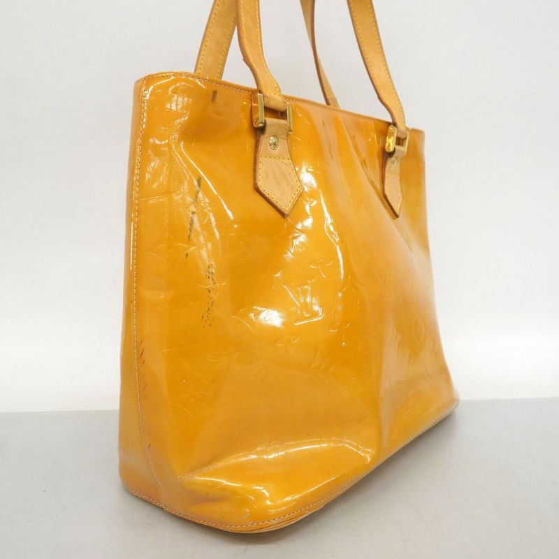 Louis Vuitton Tote Bag Vernis Houston M91004 Beige Ladies