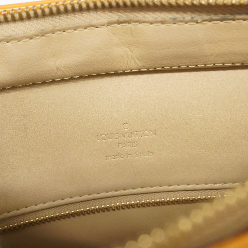 Louis Vuitton Tote Bag Vernis Houston M91004 Beige Ladies