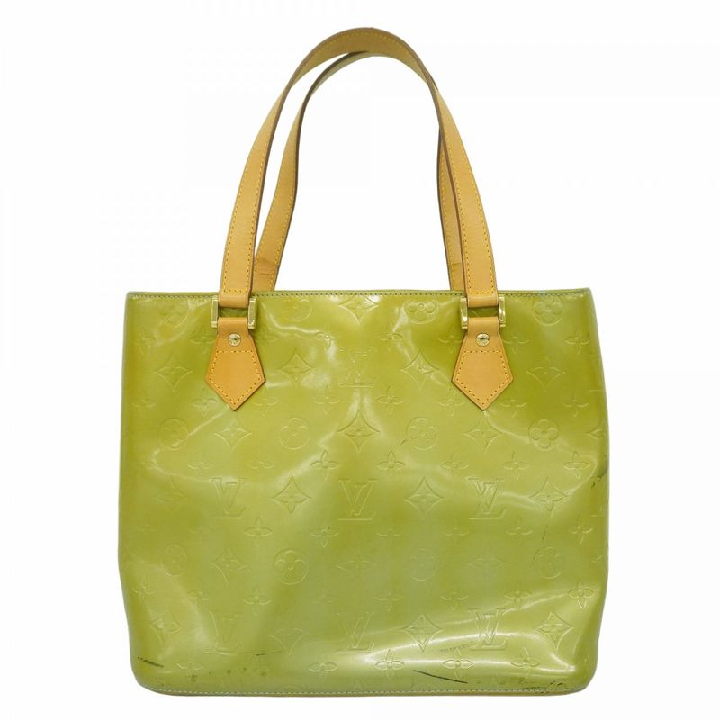 Louis Vuitton Tote Bag Vernis Houston M91005 Baby Blue Ladies