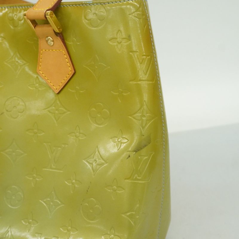 Louis Vuitton Tote Bag Vernis Houston M91005 Baby Blue Ladies