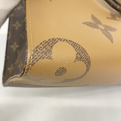 Louis Vuitton Tote Bag Monogram Giant Reverse On The Go PM M45321 Brown 2way