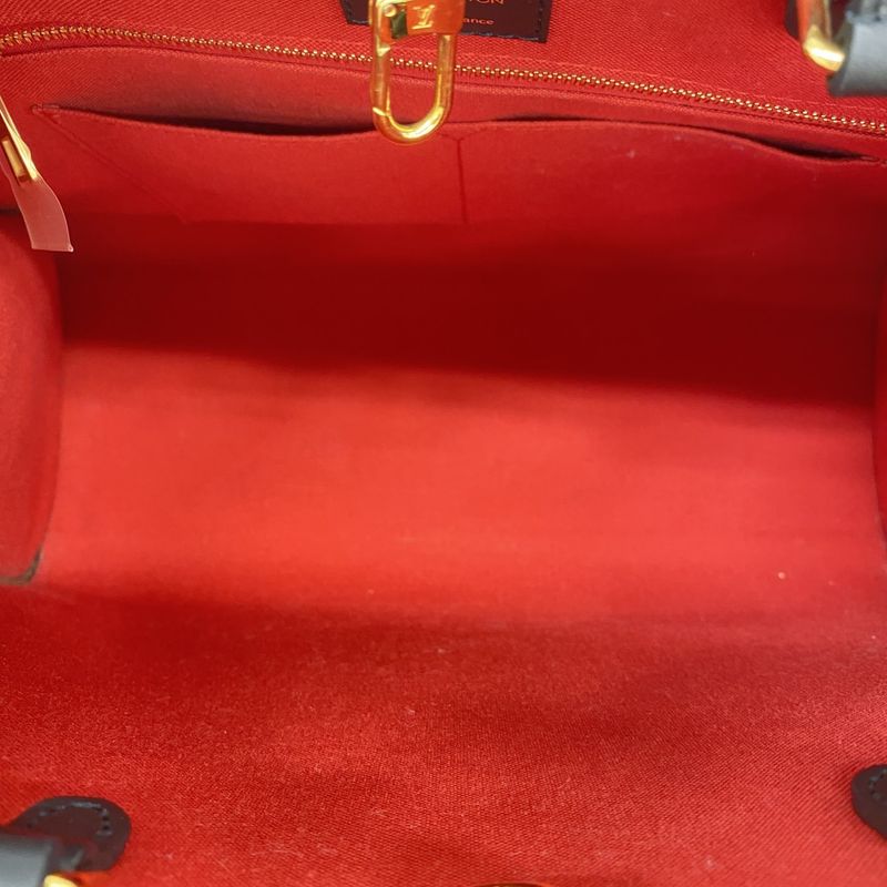 Louis Vuitton Tote Bag Monogram Giant Reverse On The Go PM M45321 Brown 2way