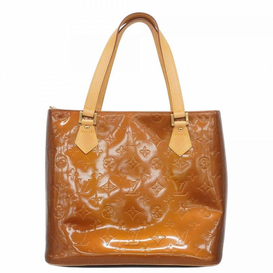 Louis Vuitton Tote Bag Vernis Houston M91122 Bronze Ladies
