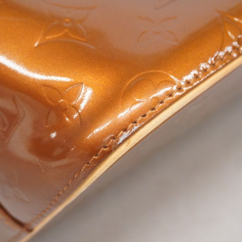 Louis Vuitton Tote Bag Vernis Houston M91122 Bronze Ladies